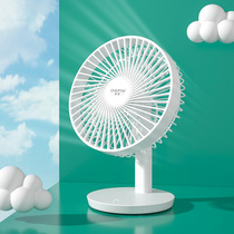 USB portable rechargeable small simple electric fan big wind student dormitory desktop ultra-quiet office C