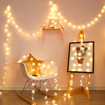 LED star light string bedroom net red light decoration Room decoration dormitory small color light flash light string light starry sky