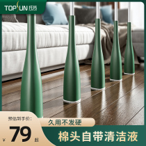 High-end sponge mop home 2021 new sloth free hand wash water absorbent rubber cotton head one drag toilet net mop
