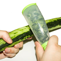 Storage type peeling knife with tube tube vegetable and fruit cutting belt storage box peeler stainless steel multi-function