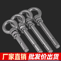 M6 M6 M8 M10 M10 50-150mm rings expansion bolt 304 stainless steel expansion screw with lap ring swing hook
