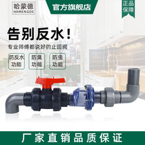 Say goodbye to the anti-water low-floor God device Hammond check valve kitchen sewer anti-backwater check valve 50