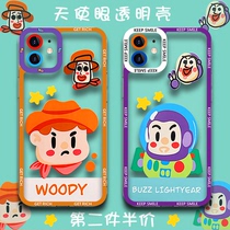 Buzz Lightyear is suitable for Apple 12PROMAX mobile phone case iPhone12PRO Hu Di Toy Story Pingguo 12MINI cartoon animation Pingguo 12 por camera