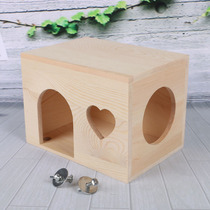 Jessie ChinChin squirrel guinea pig wooden house demon king King squirrel wooden nest pet wooden nest many provinces