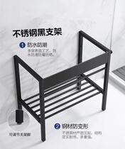 Put ceramic washbasin stainless steel bracket balcony toilet wash hand Rock board basin laundry pool support frame