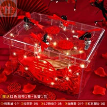 Wedding shoes box with lock wedding game tools four or six locks shooting props decoration fun trick bride preparation supplies