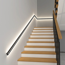Side long handrail wall lamp stair aisle corridor bedroom bedside without main light lighting strip surface-mounted line light