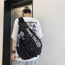 Shoulder Bag male summer tide shoulder bag ins Joker sports large capacity backpack female students Tide brand Japanese chest bag