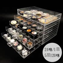  Medecor Ornament Containing Box Multilayer Drill Debut Multifunction Necklace Organic ACRYLIC TRANSPARENT DRAWER MAKEUP