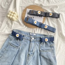 Lazy people wind belt female summer decoration jeans Joker tide waist artifact belt elastic invisible belt