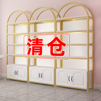 Cosmetics display cabinet hand Lego display rack nail art display stand beauty salon shelf multi-layer