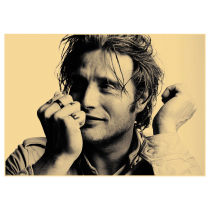 Meddes Micolson MadsMikkelsen poster mural retro hanging painting a2b52a81