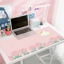 Original Jane Joins embossed Wind Mouse Mouse Mouse Mouse Mouse Mouse pad Super Number less Girl protection Wrist Custom Office Computer Desk Mat Advanced Feel Value Student Cute Rice Pink Slip Rat Mat Thickened resistant
