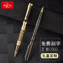 Roche all-metal high-grade signature pen students give teachers gifts gift pens mens business office heavy hand feel treasure ball pen signature signing contract pen gel pen gel pen free lettering custom LOGO