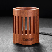 Bosen Youjia real wooden chopsticks tube household rust-proof stainless steel drain tableware storage can be wall-mounted chopstick cage