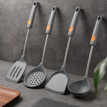 Bai Sen Youjia Silicone Shovel Non-stick Pan Special High Temperature Resistant Fried Pot Shovel Household Kitchen Ware Spoon Spoon Set