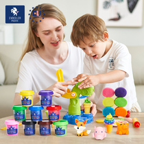 British evoceler Plasticine toy set children ultra light clay kindergarten noodle machine non-toxic color mud