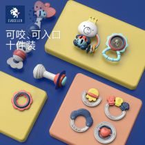 UK evoceler baby hand bell teether Newborn 3-6 months or more bite early education educational toys