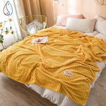 2021 Coral wool blanket milk flannel blanket sheets plush quilt single air conditioning bed student