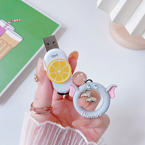 Official flagship store cartoon U disk 64g cute girl student mobile phone computer dual-purpose large-capacity car car