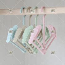 Multi-layer rotating shoe rack hanging shoe rack portable household dormitory rotating four adhesive hook dry and wet dual-purpose drying shoe hanger