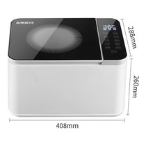 Washing crayfish artifact Ultrasonic cleaning machine Washing vegetables and fruits bubbles Pesticide residue purifier machine commercial