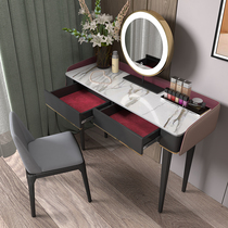 Light luxury dressing table bedroom modern simple Nordic large and small apartment rock board Net red ins Wind high grade makeup table
