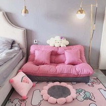 Sloth sofa Dual-purpose bed folding reclining Couch Tatami Single Double Net Red Girl Bedroom Cute Little Family