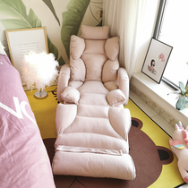 Lazy sofa tatami bed folding bay window chair balcony seat backrest recliner single chair small recliner