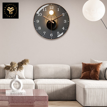 Clock and clock living room home fashion creative simple clock Nordic atmospheric bedroom quartz clock mute hanging watch
