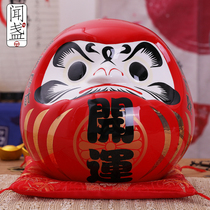 Dharma ornaments Large fortune evil Japanese cuisine Sushi shop Home lucky creative ceramic piggy bank