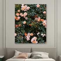 diy digital oil painting hand-filled filling color oil painting healing hand-painted flower decoration painting rose painting