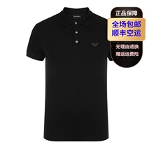 Armani Armani mens new summer mens polo shirt business casual lapel eagle short sleeve T-shirt