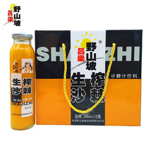 Sea buckthorn juice wild hillside Luliang 120 bottles of Shanxi specialty beverage whole box special Net red raw pressed seabuckthorn juice