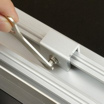 Plastic window aluminum alloy window lock stopper stopper stopper window sliding door card holder anti-child climbing window buckle