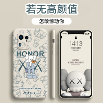  kaws Sesame Street suitable for Xiaomi mix4 mobile phone shell all-inclusive lens protective cover mix4 liquid silicone mi4fold drop-proof soft shell mxi4 personality creative female 5g male mix