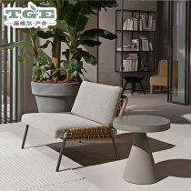 Nordic Creative Vine Choreography Single Sofa Outdoor Furniture Indoor Rattan Chairs Sales part Prototype Room Terrace Room Terrace small tea table