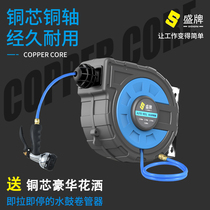 Water drum reel foam drum agricultural sprayer spraying pipe automatic telescopic reel spraying machine high pressure water pipe