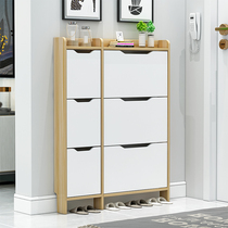Tipping Shoes Cabinet Ultra Slim 13 cm Home Door rear extremely narrow Large capacity Xuan Guanguan In door shoes Contained into the household thinner
