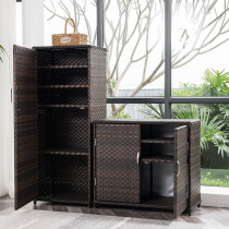 Bursting light extravagant shoes cabinet Home doorway Outdoor waterproof sunscreen Balcony Locker outdoor containing cabinet Customized