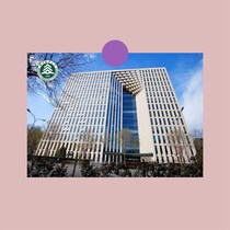 One postcard homemade small card Beijing Forestry University Poster Bookmark hanging painting b6b54a02