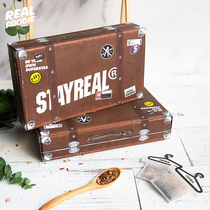 STAYREAL trend suitcase creative tea bag rose red camellia tea Net red bag tea food substitute Ruier