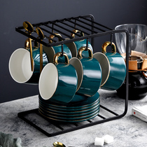 Coffee Cup European small luxury Net red exquisite cup saucer set light luxury ins style home high-end afternoon tea set