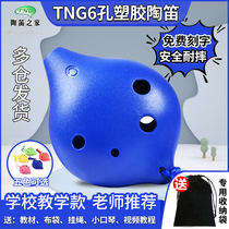 TNG Taiwan 6-hole plastic Carina beginner children student resin Alto AC tune six holes teaching pottery