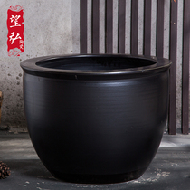 Jingdezhen ceramic big tank Lion ear tank fish tank old-fashioned water tank courtyard fish tank landscaping feng shui cash tank