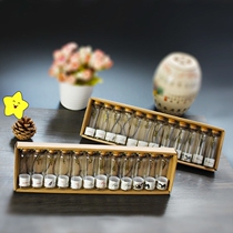 Constellation drifting bottle mini cork small glass bottle wishing bottle creative birthday gift for classmates small gift