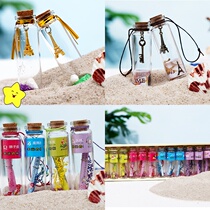Birthday gift girls 12 constellation glass wishes bottle set glass craft glass ceramic text drift bottle couple