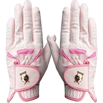 Golf Gloves Womens Summer Womens Sunscreen Hand Gloves Non-slip Wear-Resistant Breathable Microfiber Cloth Womens Gloves
