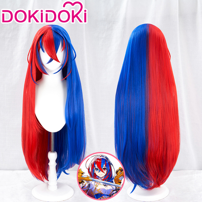 taobao agent Dokidoki Spot Flame Equal COS Female Lord Ryl Cosplay Wiggle Simulation Simple Double color