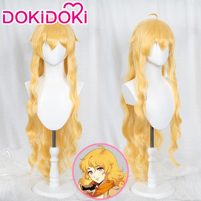 taobao agent Dokidoki pre -sale RWBY four -color battle record Yang Xiaolong cosplay wig yellow little wavy long hair